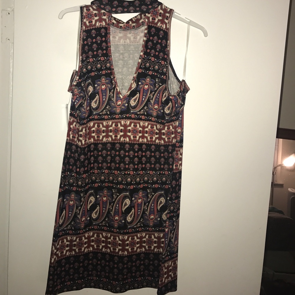 Black/Multi Color dress