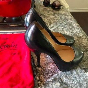 Christian Louboutin Black Platform Pumps (6.5)