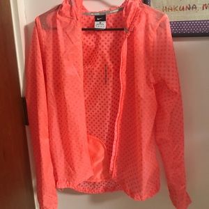 Nike running light weight jacket, rain coat