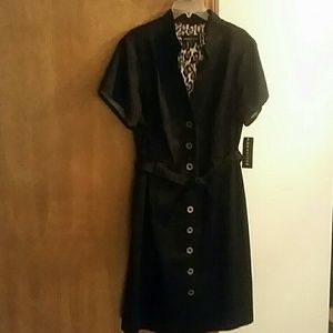 NWT Black Denim Stretch Dress