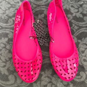 NEW H&M pink flats size 8.5 womens