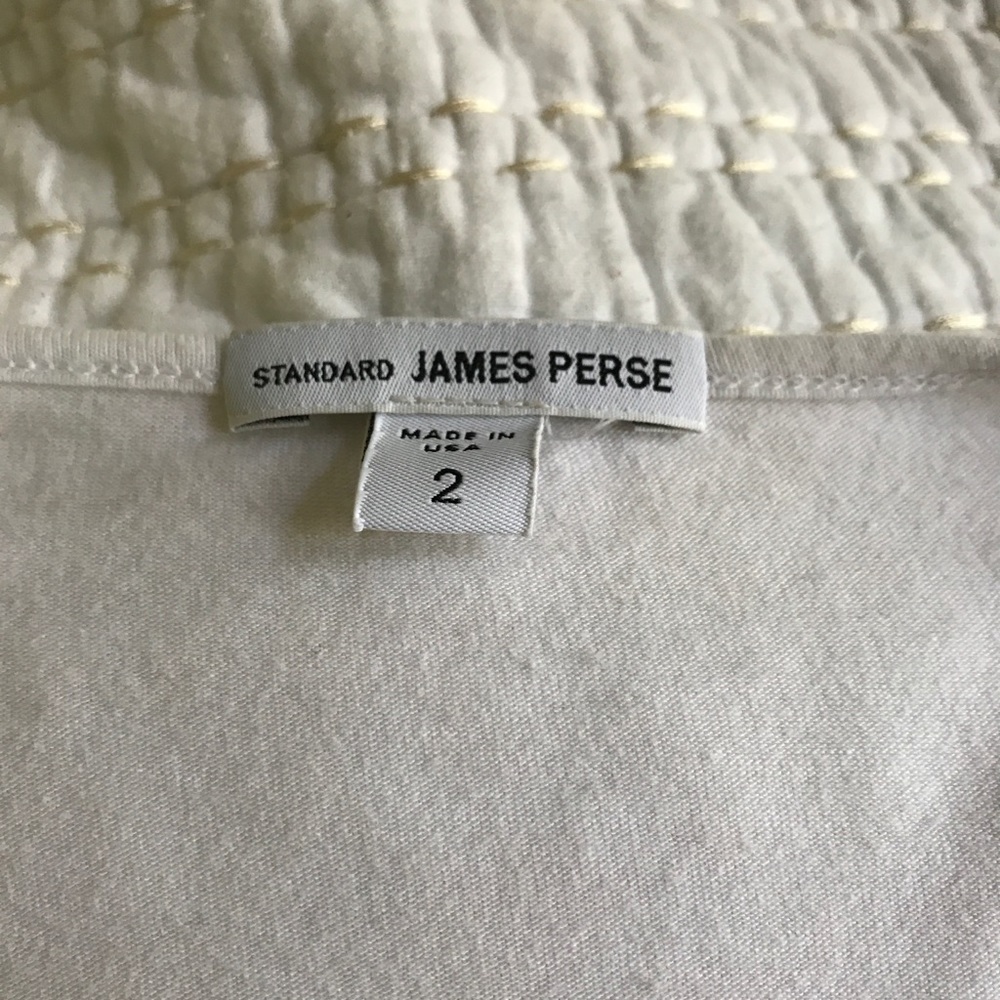 James Peres white T