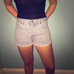 Forever 21 High Wasted Denim Shorts