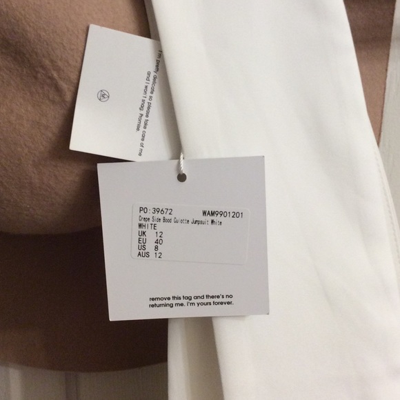 Asos white jumpsuit - Picture 7 of 8