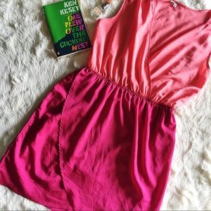 ✨Francesca's Colorblock Tulip Skirt Dress✨