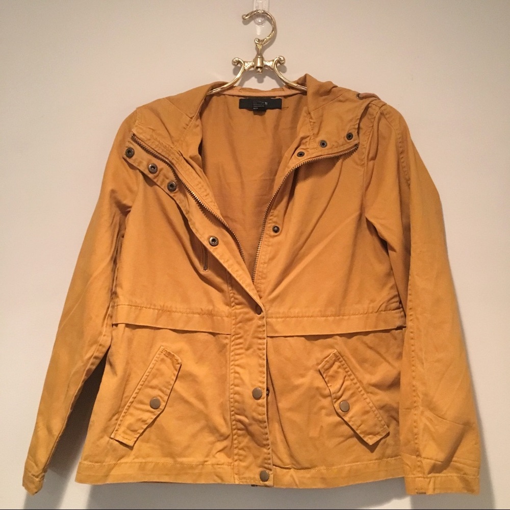 Forever 21 Hooded Utility Jacket