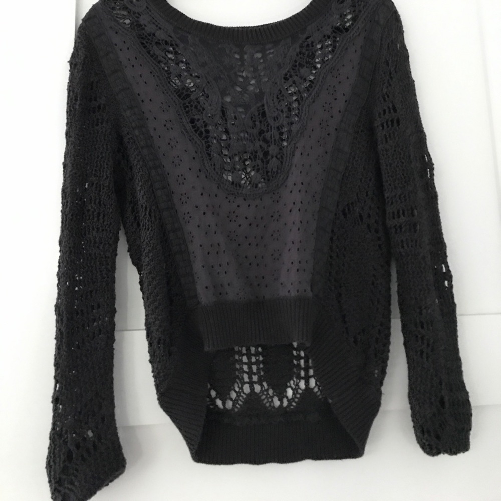 Free people lace sweater