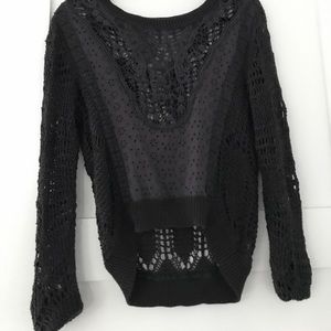 Free people lace sweater