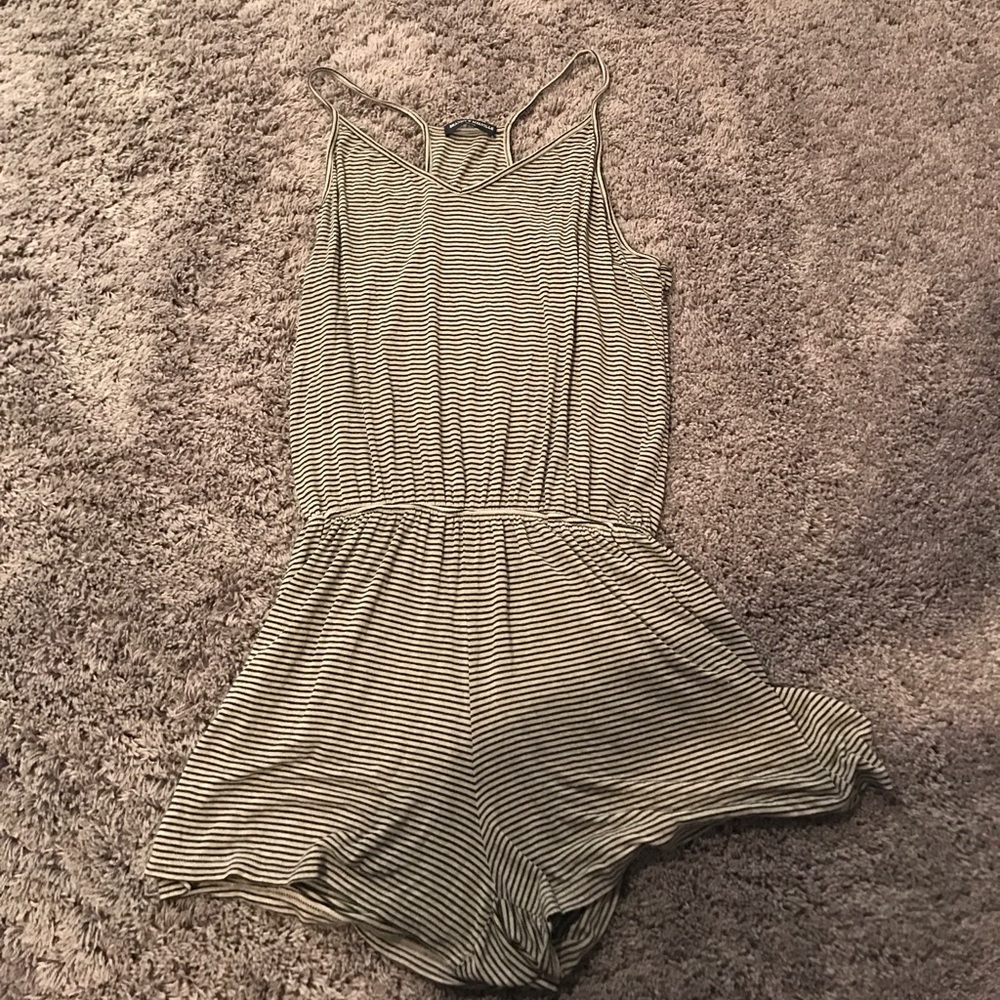 Striped romper