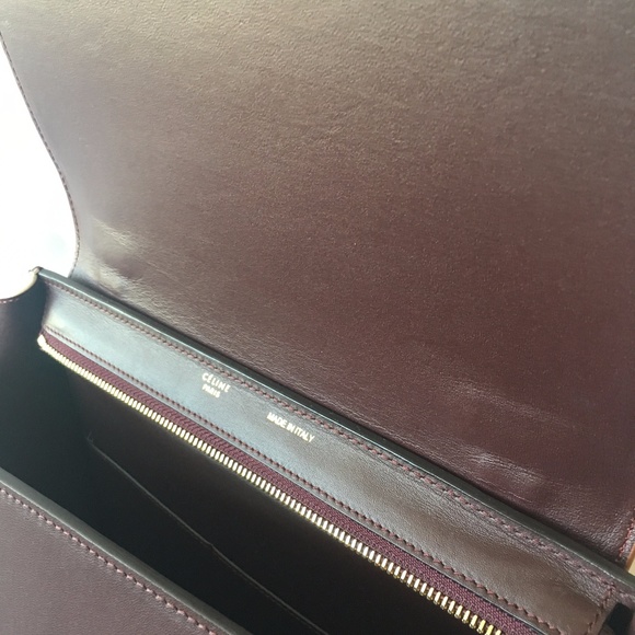 SOLD!! CELINE Tri-Color Leather Medium Trapeze - Picture 7 of 8