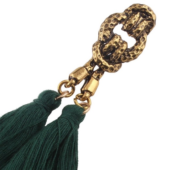 |ANTIQUED TASSEL EARRINGS| - Picture 3 of 5