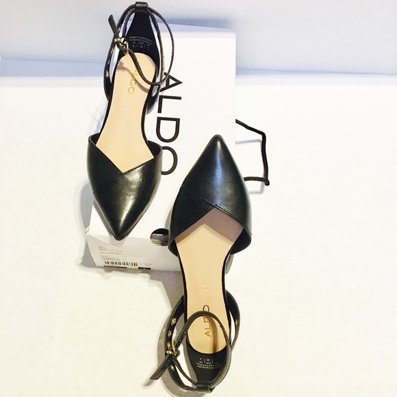aldo ankle strap flats