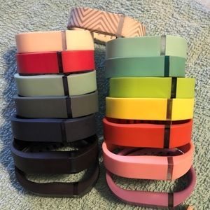 Fitbit Flex with 15 bands