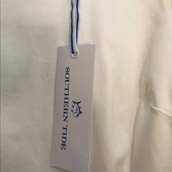 Southern Tide Scallop Charleston Dress White - Picture 6 of 7