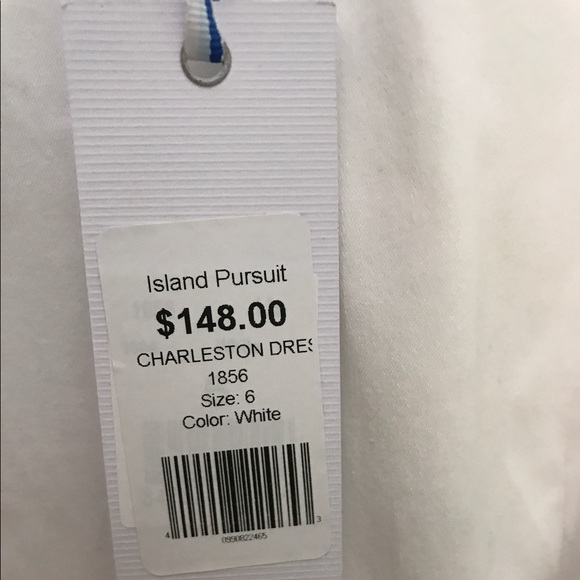 Southern Tide Scallop Charleston Dress White - Picture 7 of 7