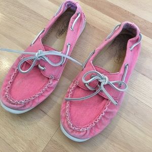 Pink Sperry Top Siders