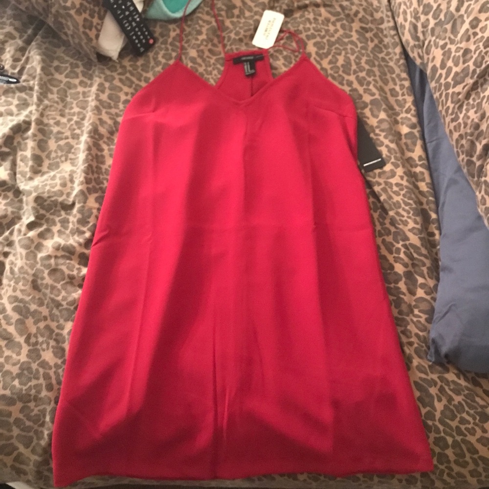Red loose fitting dress from Forever21