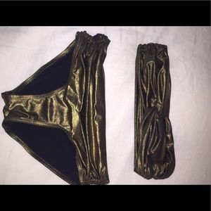 Lanvin Gold SwimSuit
