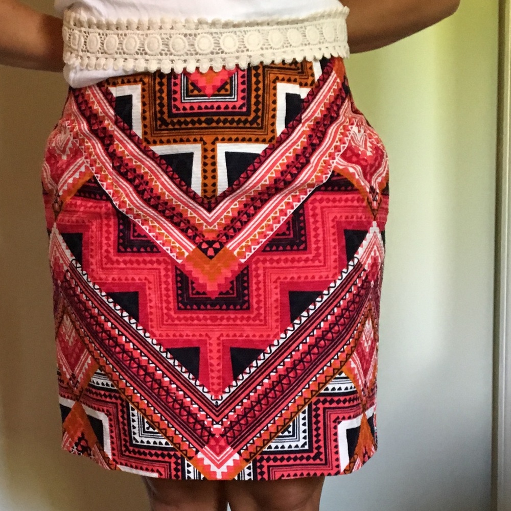 Merona Aztec print skirt