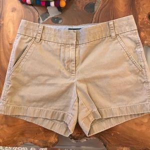 Jcrew beige chino shorts
