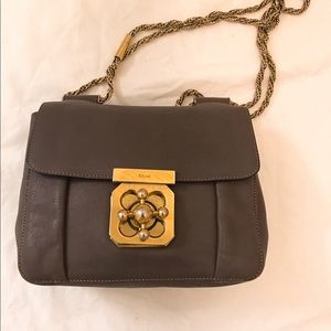 Chloe Elsie small leather shoulder bag