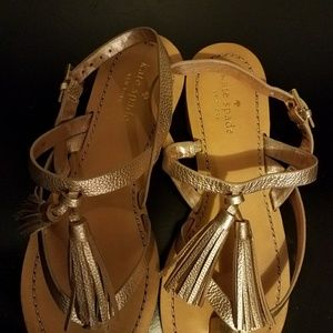 Kate Spade Rose Gold Sandles