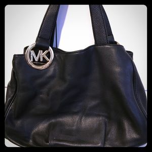 Michael Kors Black Leather Tote / Handbag