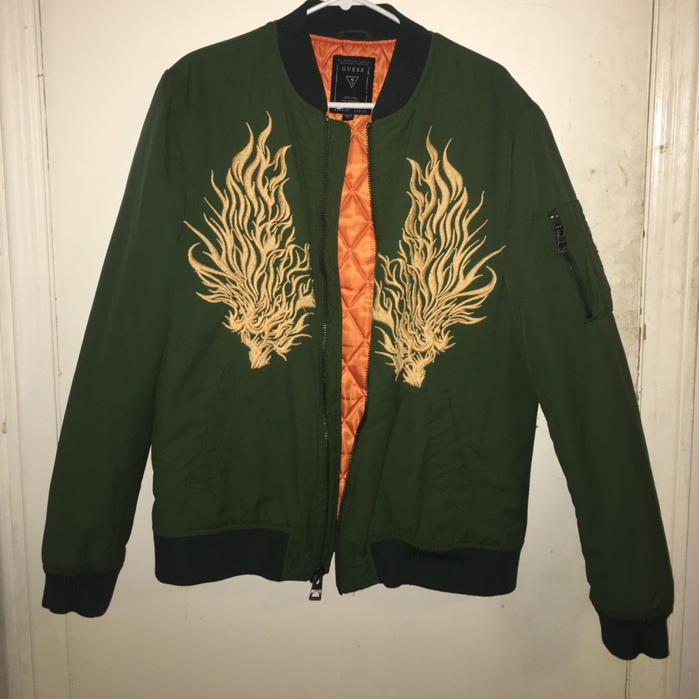 Bomber Jacket w/ Yellow accents