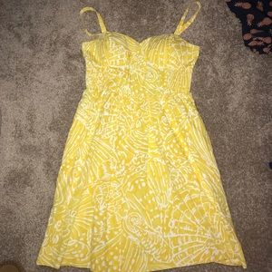 Lilly Pulitzer yellow shell dress