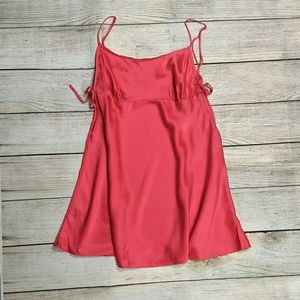 Victoria's Secret Silk Red Sexy Babydoll Nightgown