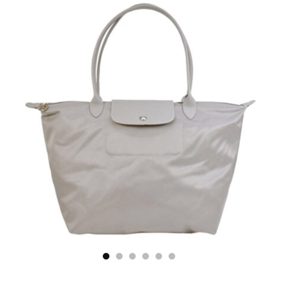 Longchamp Le Pliage Neo Pebble Gray tote bag Large