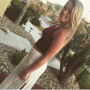 Hollister Lace maxi skirt