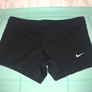 Nike dri fit spandex running shorts
