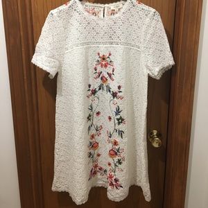 Cutest boho white dress