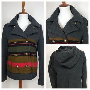 Coat by " Jack" size M. Great blend of color!