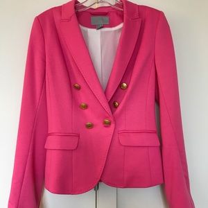 H&M hot pink summer blazer