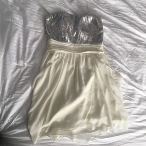 sparkly sleeveless dress