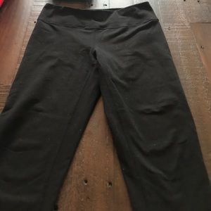 Zella cropped leggings with mesh size S