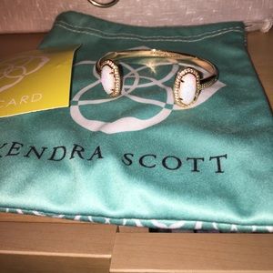 Kendra Scott rose gold opal bracelet