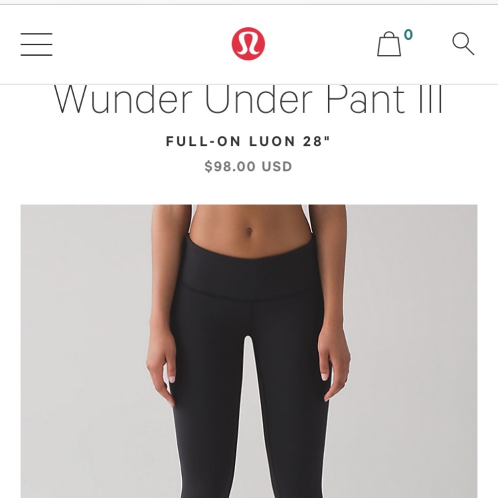 NWT lululemon Wunder Under Leggings