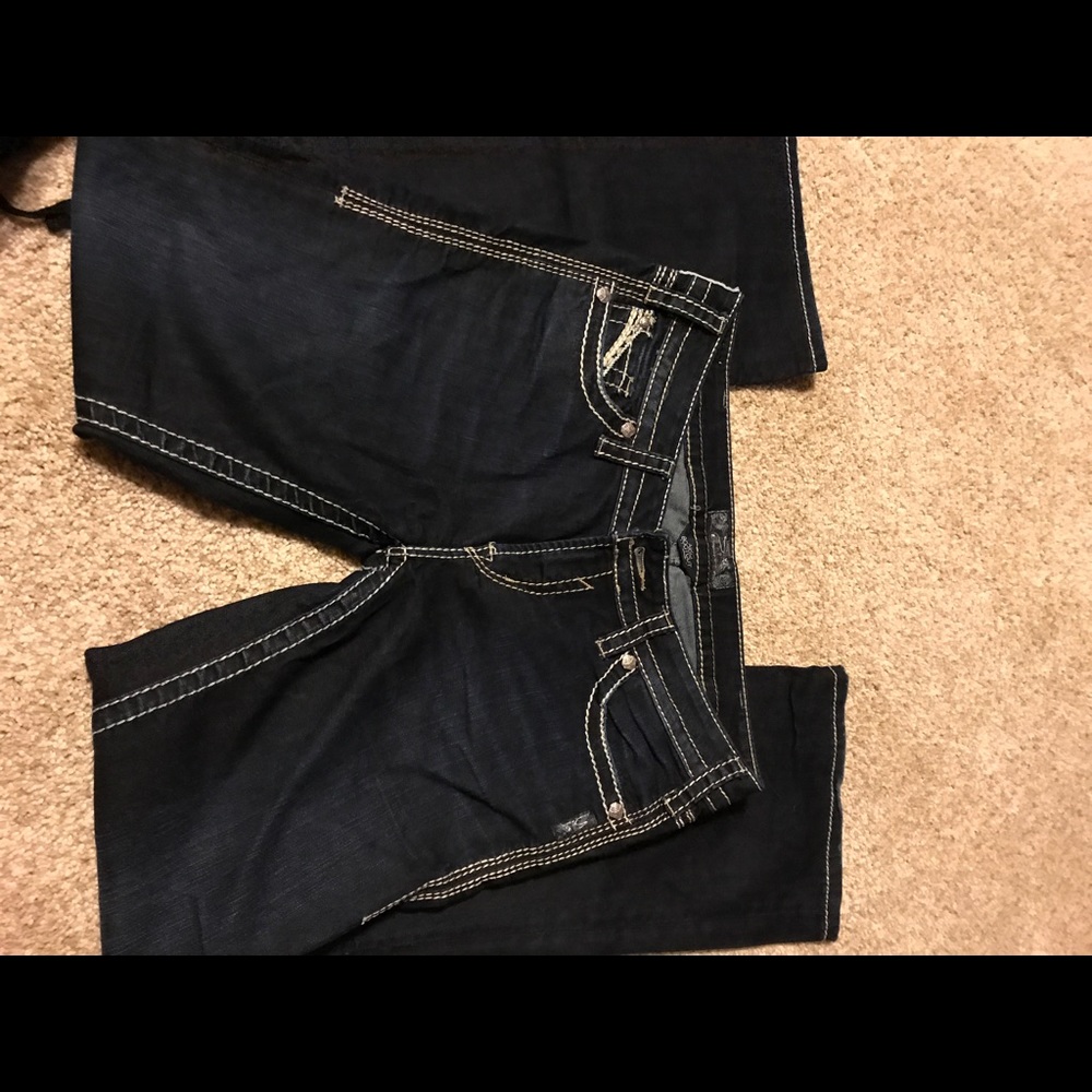 Silver boot cut Jean