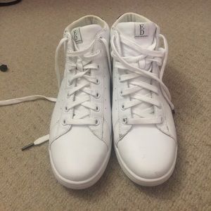 Ellen degeneres White high top sneakers 9