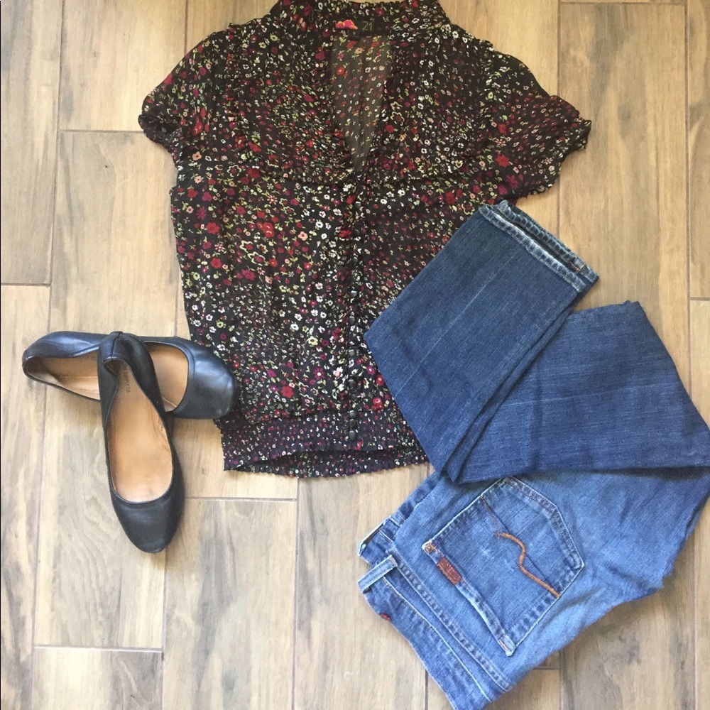 Forever 21 Sheer Top