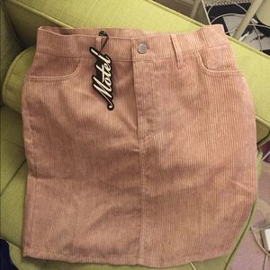 NEW WITH TAGS Motel pink skirt