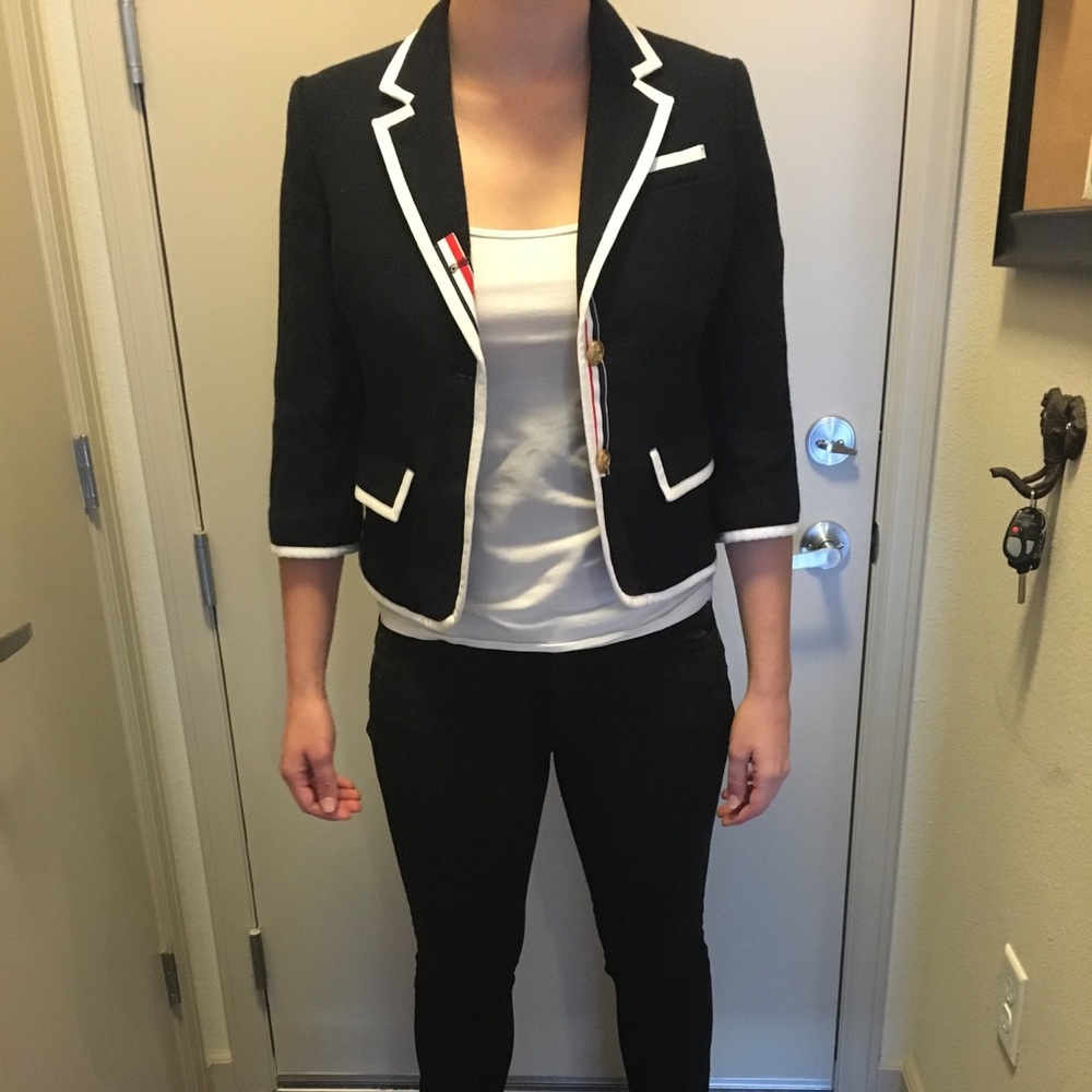 Neiman Marcus for target wool navy blazer