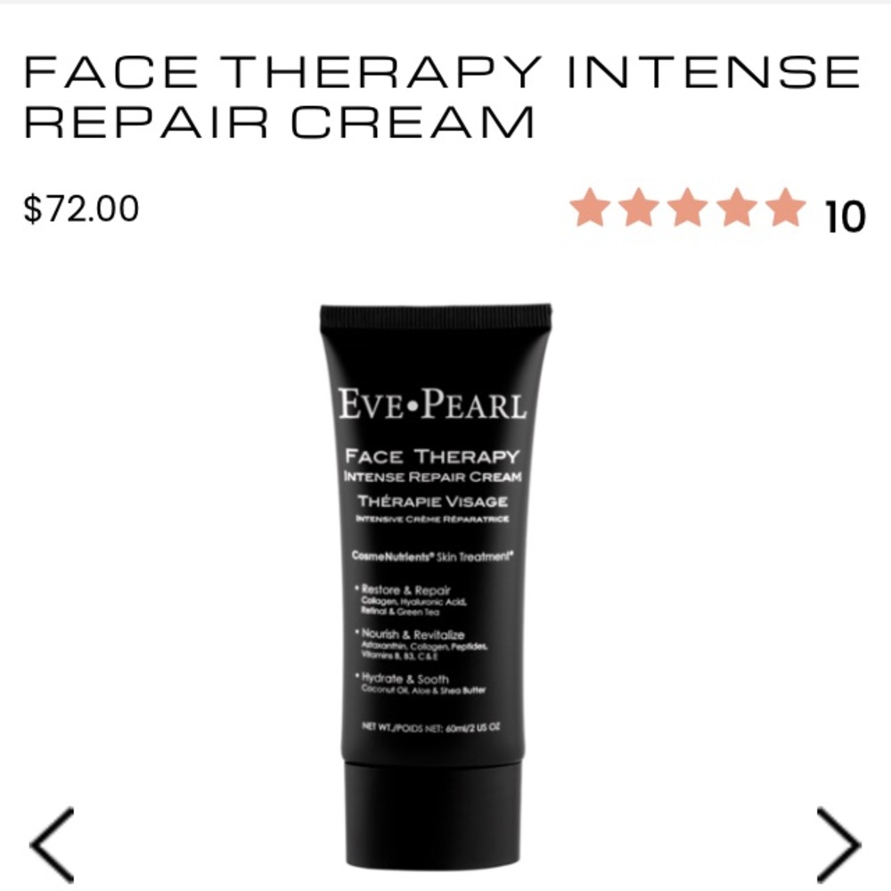 Eve pearl face therapy intense repair cream