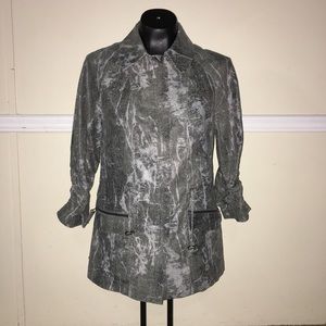 Chico's Alligator Printed Jacket