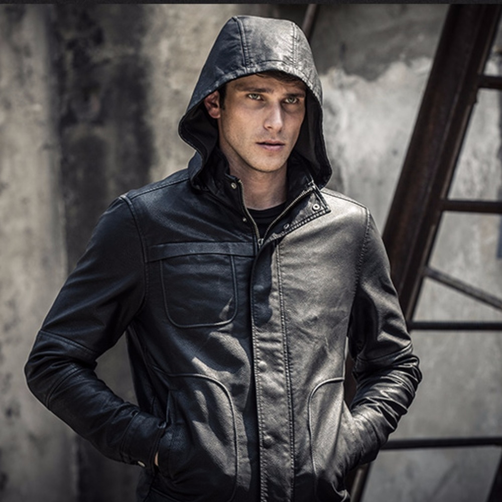 MissionImpossible Mens Hoddie Jacket Tom CruisePU