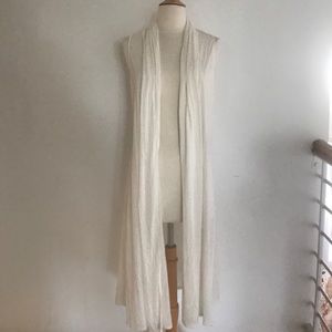 NWT The Row Long Vest sz sm