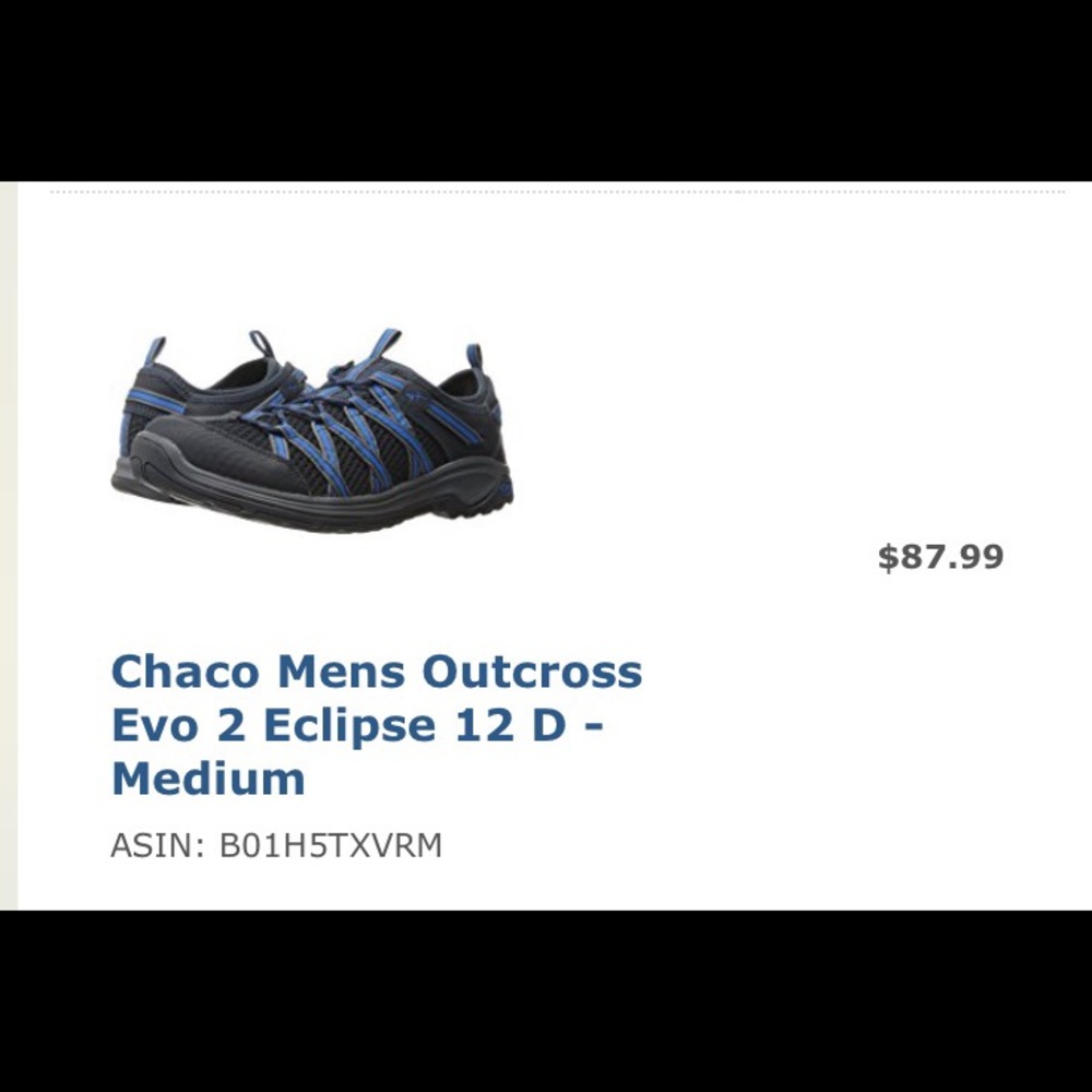 BRAND NEW! Chaco Men's Outcross size 12